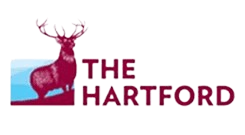 A red deer with antlers is on the hartford logo.